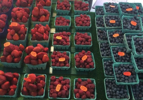 Strawberries, Raspberries and Blueberries